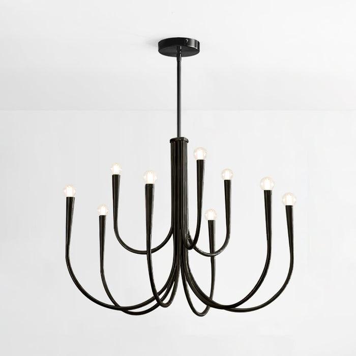 Swoop Arm Chandelier-DWHOME