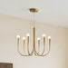 Swoop Arm Chandelier-DWHOME