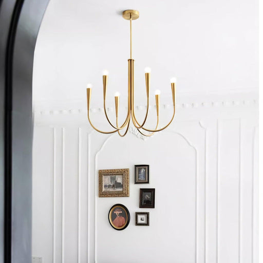 Swoop Arm Chandelier-DWHOME