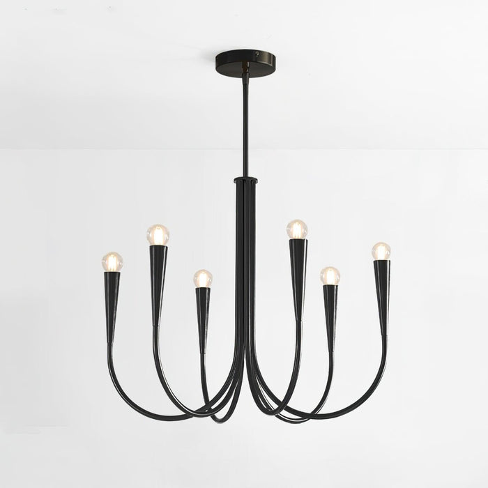 Swoop Arm Chandelier-DWHOME