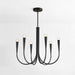 Swoop Arm Chandelier-DWHOME