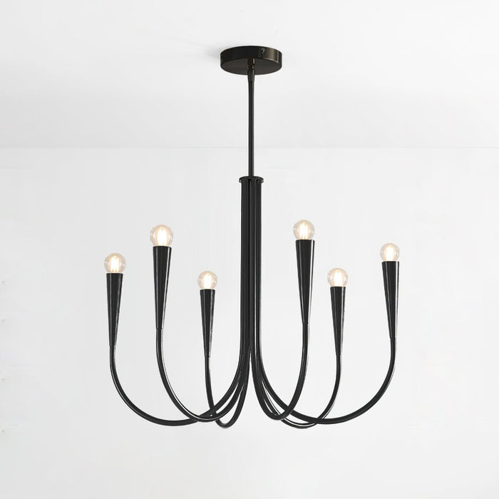 Swoop Arm Chandelier-DWHOME