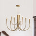 Swoop Arm Chandelier-DWHOME