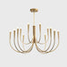 Swoop Arm Chandelier-DWHOME