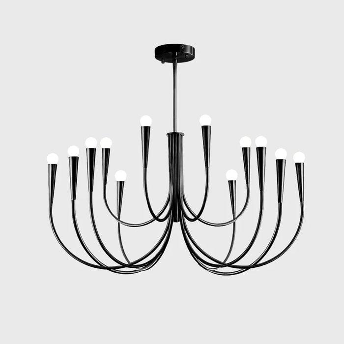 Swoop Arm Chandelier-DWHOME