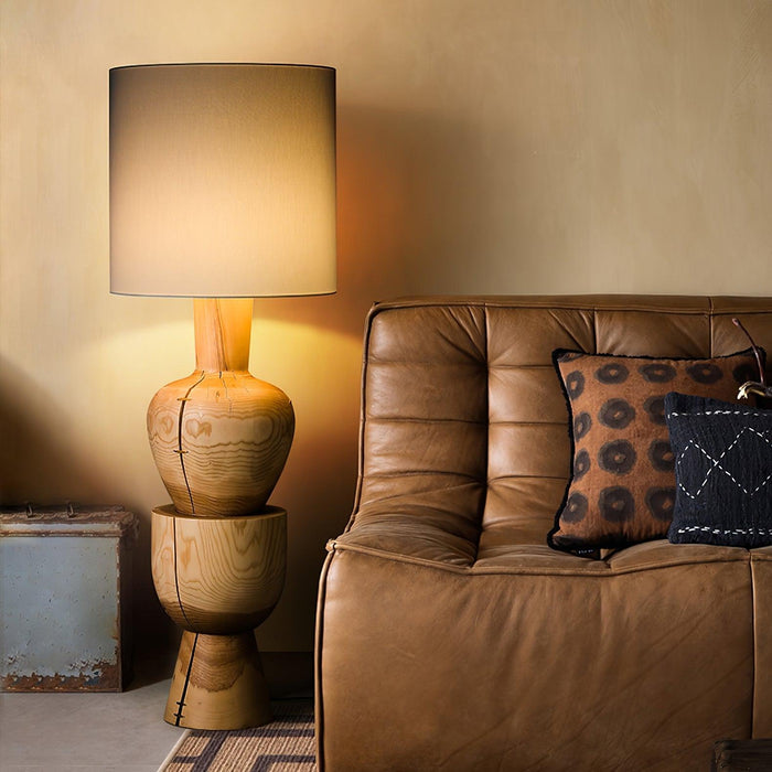 Sylvia Wood Floor Lamp - DWHOME
