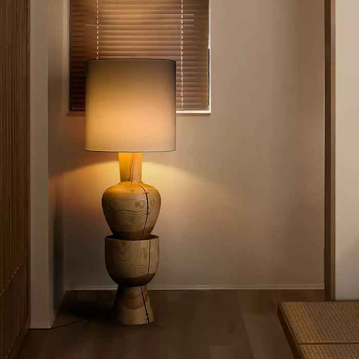 Sylvia Wood Floor Lamp - DWHOME