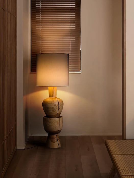 Sylvia Wood Floor Lamp - DWHOME