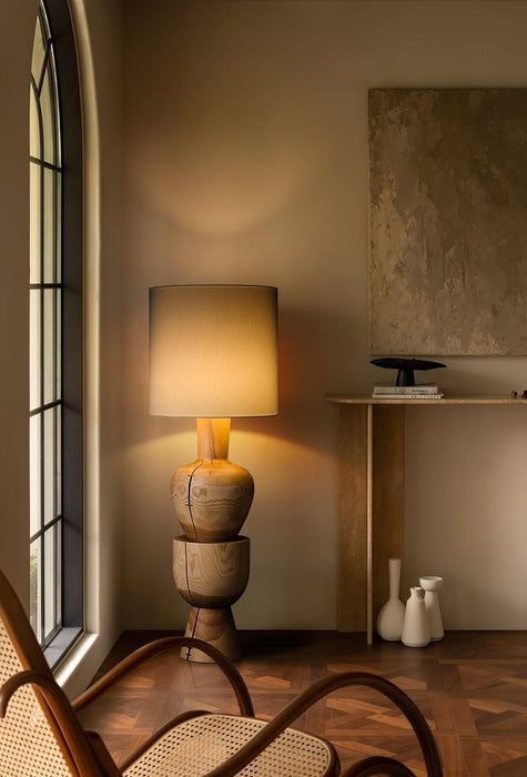 Sylvia Wood Floor Lamp - DWHOME