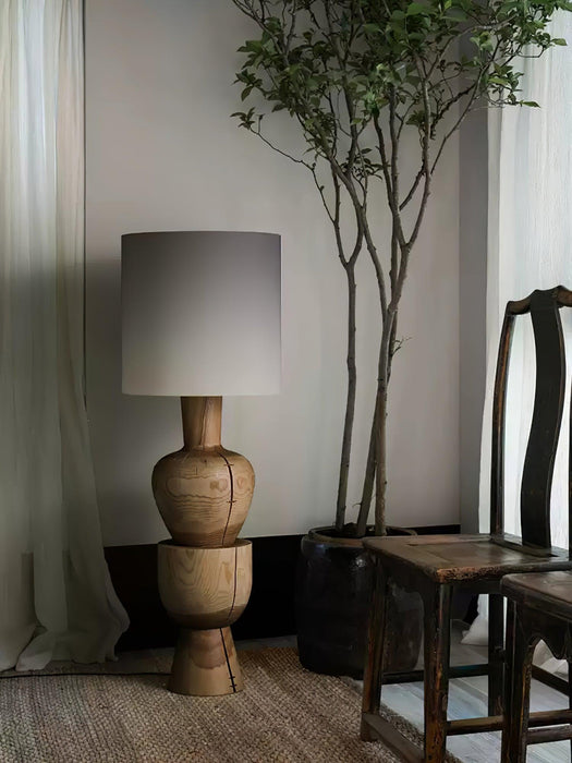 Sylvia Wood Floor Lamp - DWHOME