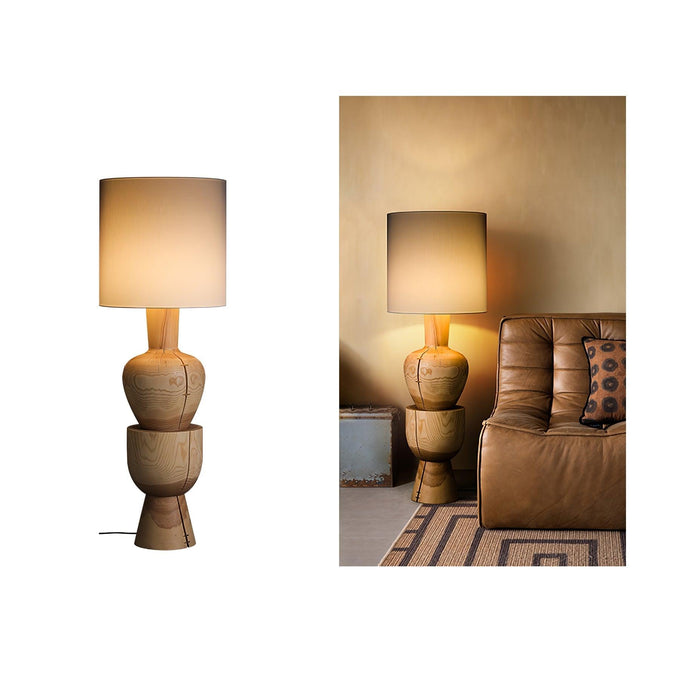 Sylvia Wood Floor Lamp - DWHOME