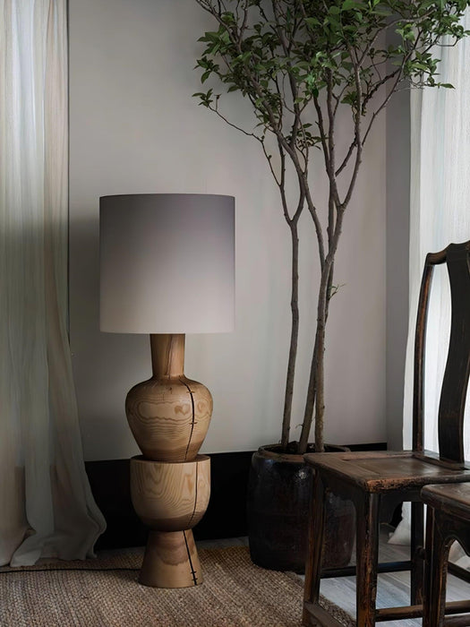 Sylvia Wood Floor Lamp - DWHOME