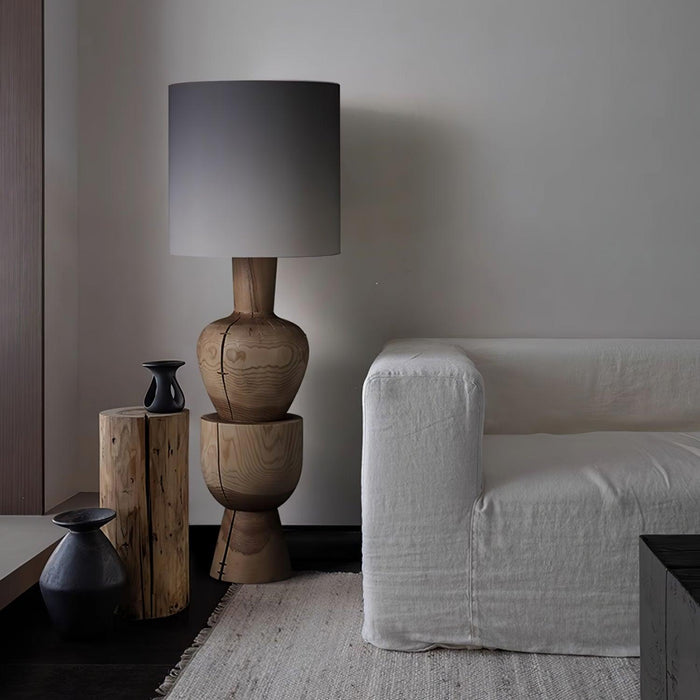 Sylvia Wood Floor Lamp - DWHOME