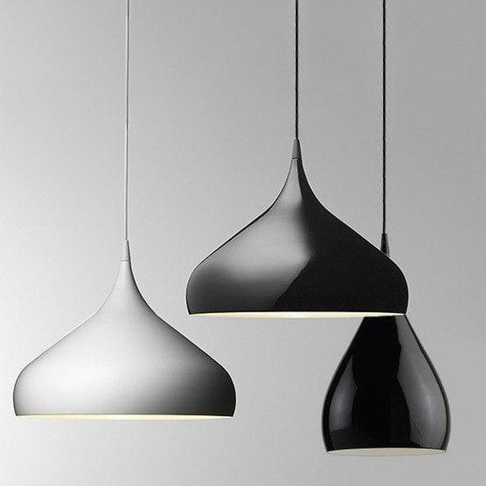 Spinning Teardrop Minimalist Line Pendant Light-DWHOME