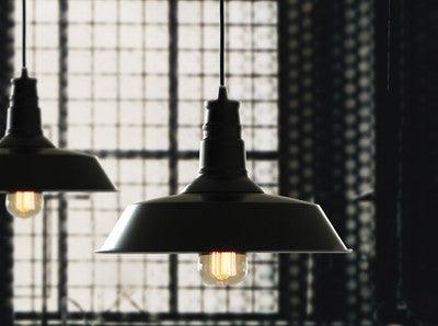 Vintage Industrial Pendant Light Black - DWHOME