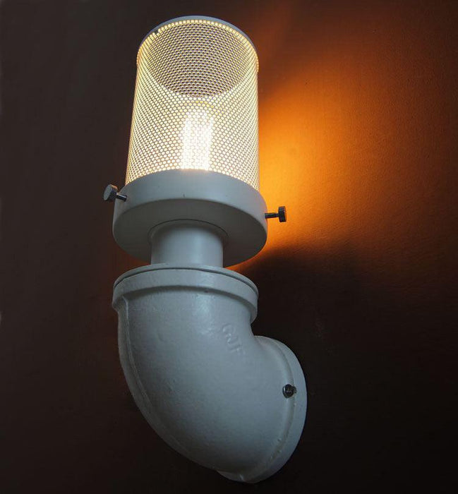 Mesh Iron Pipe Wall Light / Bedside Light - DWHOME