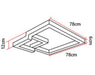 TATIANA Tertis Ceiling Lamp - DWHOME