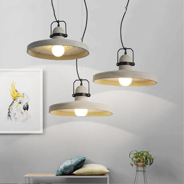 Vardo Concrete Pendant Light-DWHOME