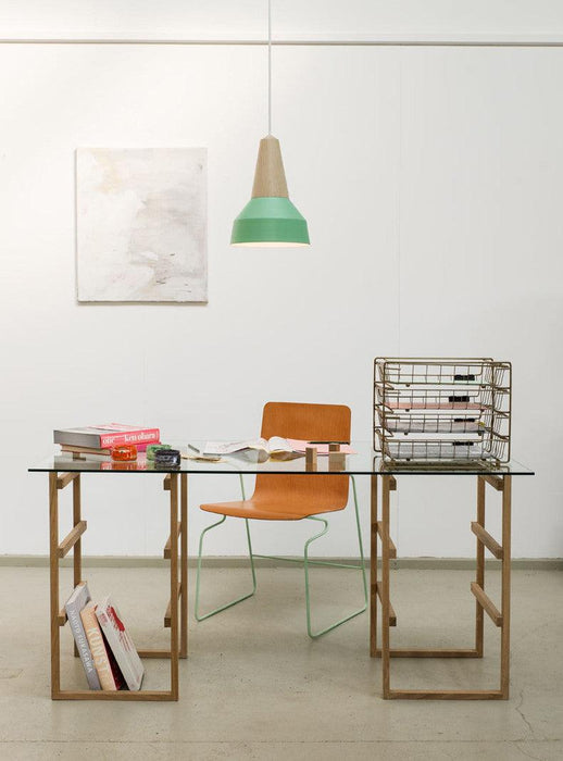 LundLund Minimalist Scandinavian Wooden Pendant Light - DWHOME