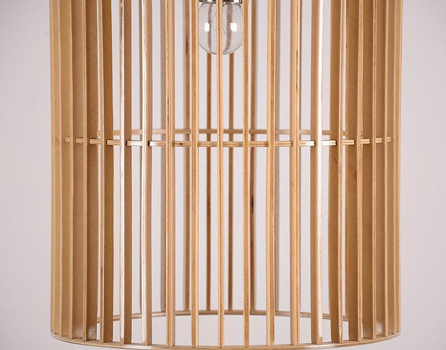 Wooden bird cage pendant light-DWHOME