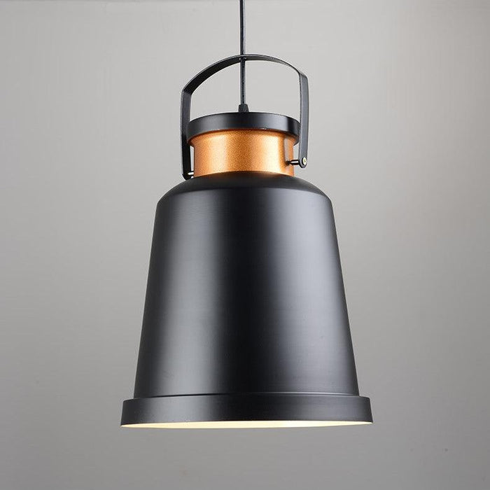 Newman Black Dome Industrial Loft Pendant Light - DWHOME