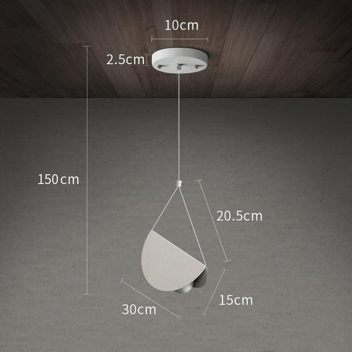 White Glider Minimalist Line Pendant Light - DWHOME