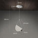 White Glider Minimalist Line Pendant Light - DWHOME