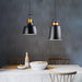 Newman Black Dome Industrial Loft Pendant Light - DWHOME