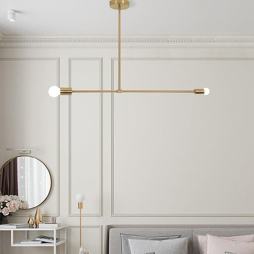 Surry Hills 2 Bulbs Modern Minimalist Line Pendant Light-DWHOME