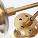 Ritz 15 Bulb Brass Pendant Light - DWHOME