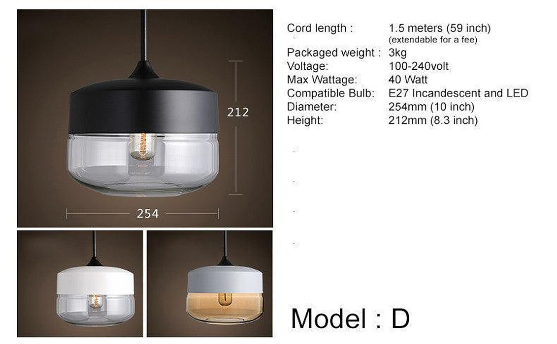 Toledo Minimalist Contemporary Pendant Light-DWHOME