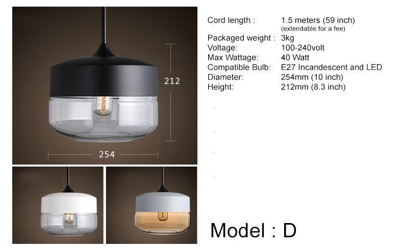 Toledo Minimalist Contemporary Pendant Light - DWHOME