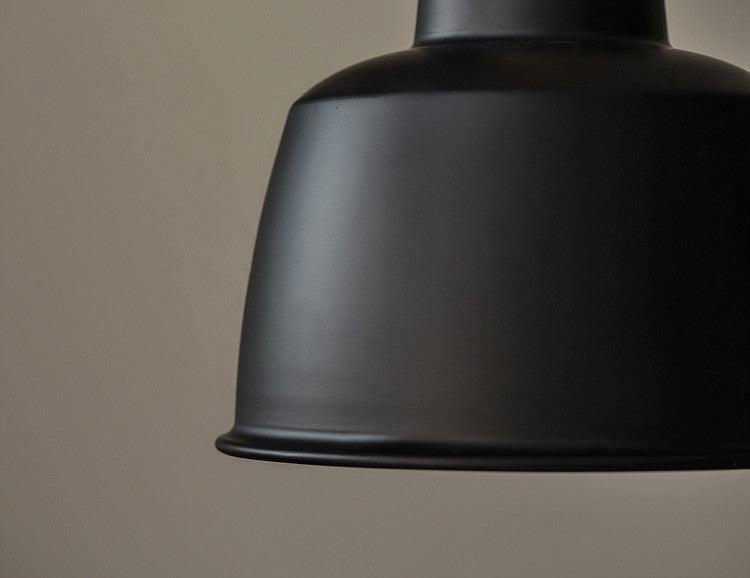 Newman Black Dome Industrial Loft Pendant Light - DWHOME
