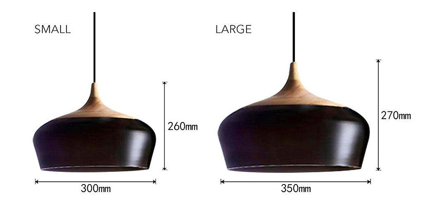 Kalmar Minimalist Wooden Top Pendant Light-DWHOME
