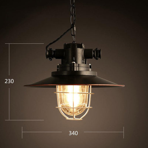 Otto Industrial Retro Pendant Light-DWHOME