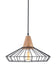 Sangkar Metal Cage Pendant Light With Wooden Base - DWHOME