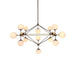 Ritz 15 Bulb Brass Pendant Light - DWHOME