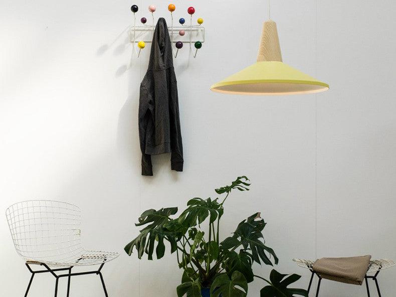 LundLund Minimalist Scandinavian Wooden Pendant Light - DWHOME