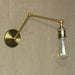 Long Arm Brass Industrial Wall Light - DWHOME