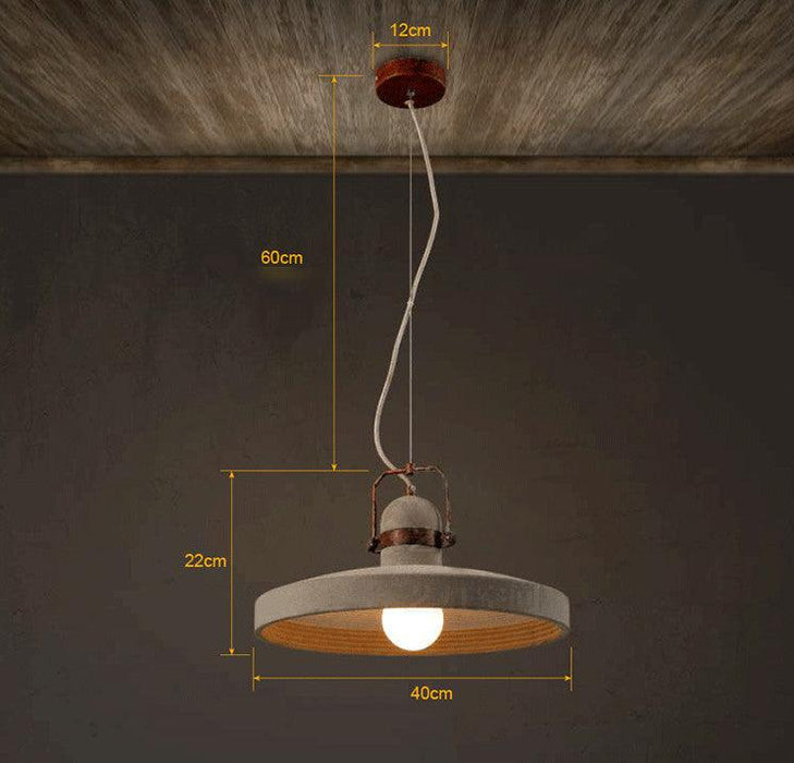Vardo Concrete Pendant Light-DWHOME