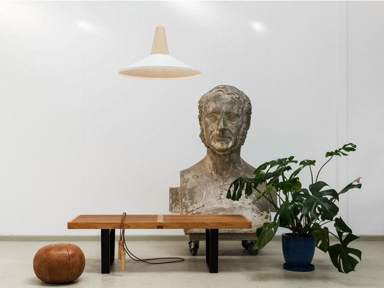 LundLund Minimalist Scandinavian Wooden Pendant Light - DWHOME