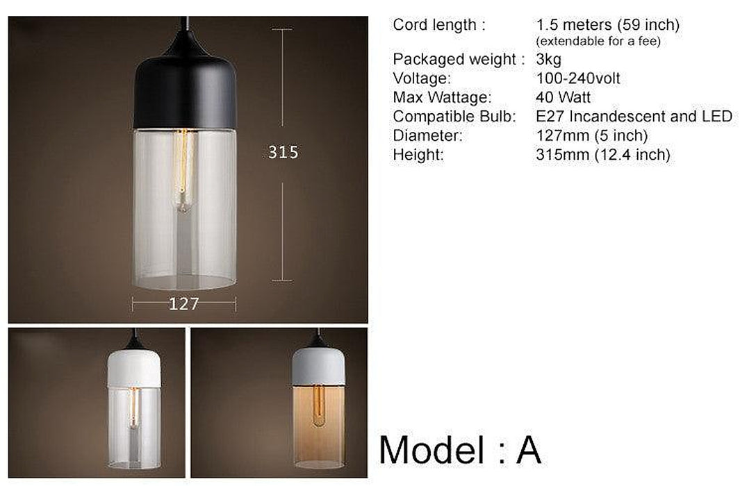 Toledo Minimalist Contemporary Pendant Light-DWHOME