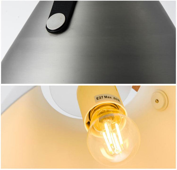 Leather Strap Suspension Minimalist Pendant Light - DWHOME