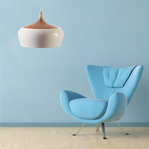 Kalmar Minimalist Wooden Top Pendant Light-DWHOME