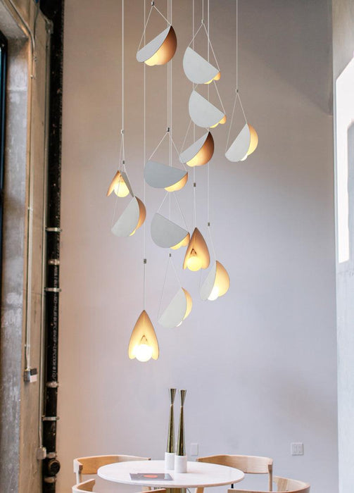 White Glider Minimalist Line Pendant Light - DWHOME