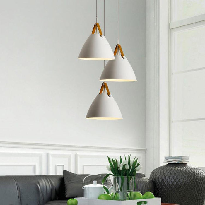 Leather Strap Suspension Minimalist Pendant Light - DWHOME