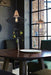 Sangkar Metal Cage Pendant Light With Wooden Base - DWHOME