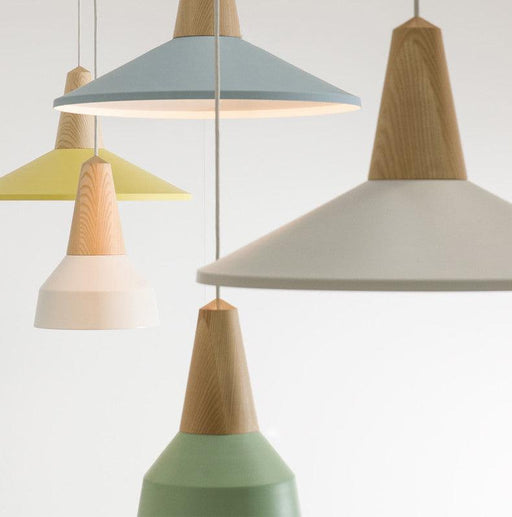 LundLund Minimalist Scandinavian Wooden Pendant Light-DWHOME