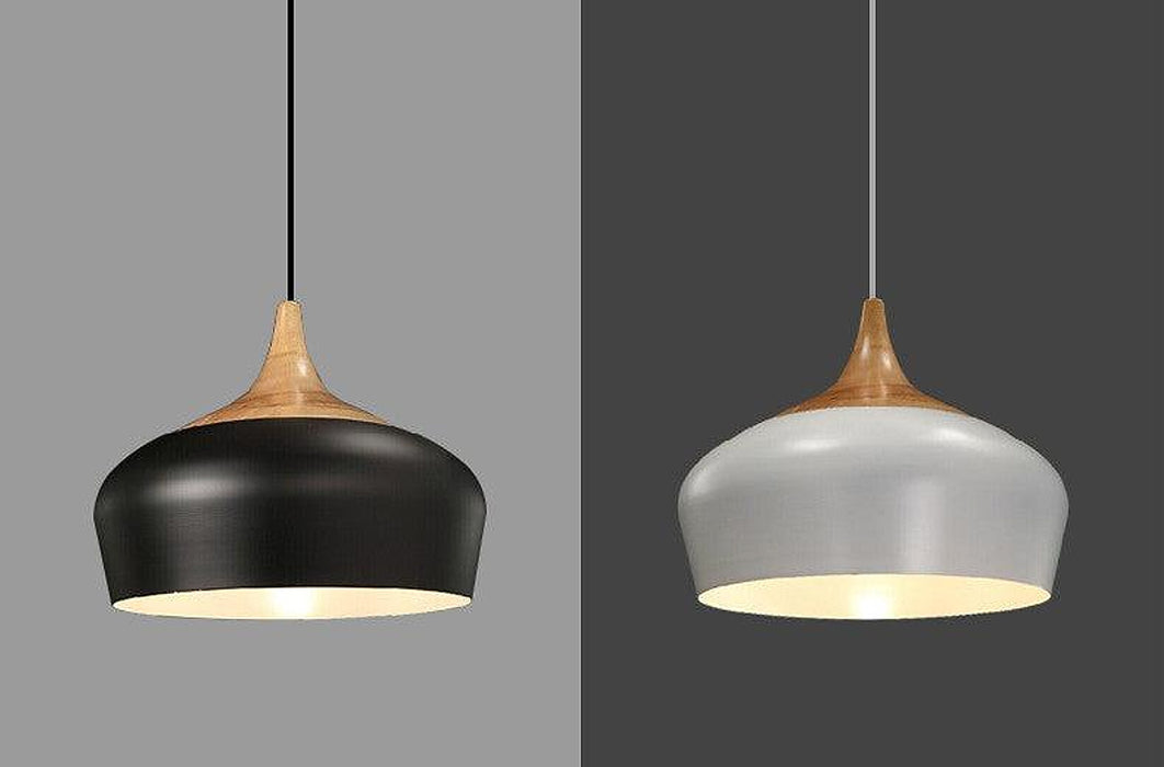 Kalmar Minimalist Wooden Top Pendant Light-DWHOME