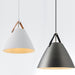 Leather Strap Suspension Minimalist Pendant Light - DWHOME